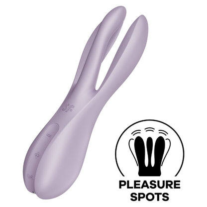 SATISFYER - THREESOME 2 VIBRATOR BLACK