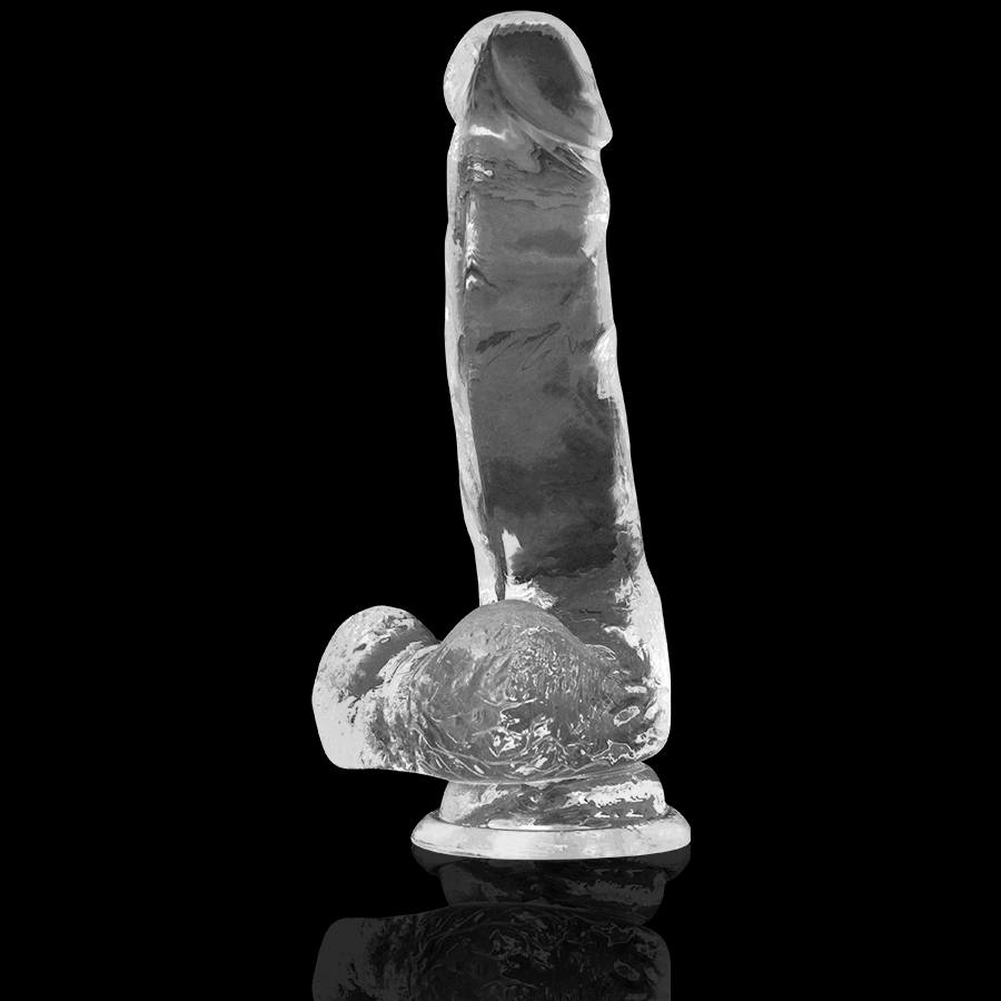 X RAY - CLEAR COCK WITH BALLS 18.5 CM -O- 3.8 CM