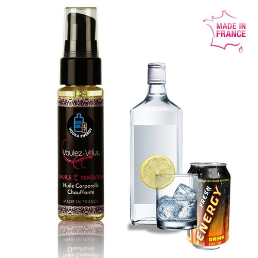 VOULEZ-VOUS - WARMING BODY OIL- VODKA RED BULL 35 ML